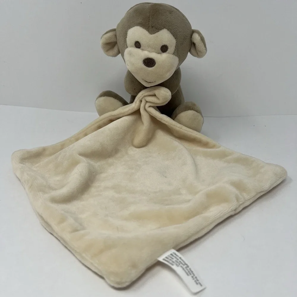 Monkey Security Baby Lovey Plush Soft lovies Stuffed Animal‎ Toddler Toy